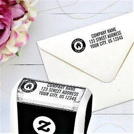 カスタムビジネスロゴ 返送先住所 セルフインキングスタンプ