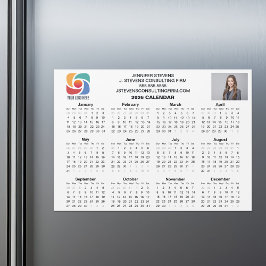 カスタムビジネスロゴ 2026 年会社カレンダーマグネット