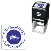 カスタムビジネスロゴCity Violet セルフインキングスタンプ (インサイチュ)