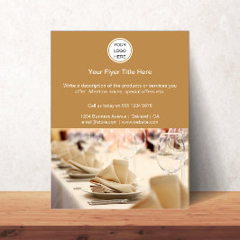 カスタムビジネスロゴlマーケティングフォトイベント チラシ