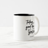 カスタムビジネスロゴQRコードウェブサイトブランド ツートーンマグカップ (正面右)