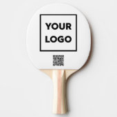 カスタムビジネスロゴQRコードブランド 卓球ラケット (正面)