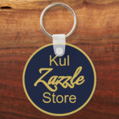 カスタムビジネスロゴQRコード キーホルダー (正面)