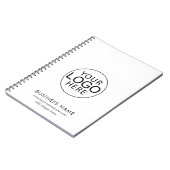 カスタムビジネスロゴWebサイトのプロモ企業のーション ノートブック (左側)