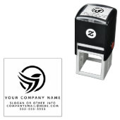 カスタムビジネスロシンプルゴ&モダン セルフインキングスタンプ (インサイチュ)