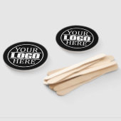 カスタムビジネス企業のブランドロゴ ハンドファン (組立なし)