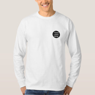 カスタムビジネス企業ロゴ従業員スウェット Tシャツ
