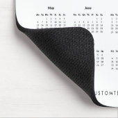 カスタムビジネス会社ロゴ2024カレンダーを追加する マウスパッド (コーナー)