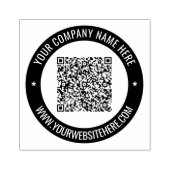 カスタムビジネス名情報カラーラウンドラバースタンプ ラバースタンプ (インプリント)