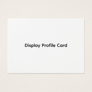 カスタムビジネス情報表示プロファイルカード