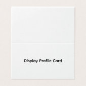 カスタムビジネス情報表示プロファイルカード (外部フラット)
