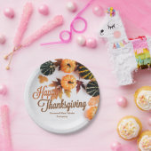 カスタムビジネス感謝祭の美しい秋ディナー ペーパープレート (パーティー)