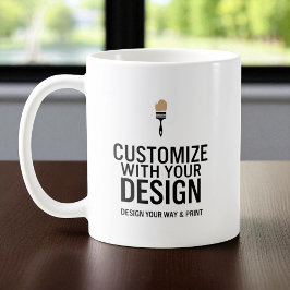 カスタムビジネス用ブランク企業ロゴ入り コーヒーマグカップ