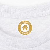 カスタムビジネス用ロゴ生地の衣類 ラベル (貼付)