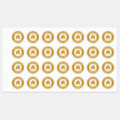 カスタムビジネス用ロゴ生地の衣類 ラベル (シート)