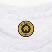 カスタムビジネス用ロゴ生地の衣類 ラベル (貼付)