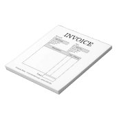 カスタムビジネス請求書ノートパッド ノートパッド (回転)
