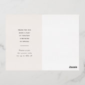 カスタムビジネス金箔ありがとうはがき 箔招待状ポストカード (裏面)