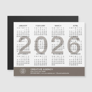 カスタムビジネス2026マグネットカレンダー