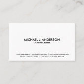 カスタムビジネス・カーユニークド – &プロフェッショナル 名刺 (正面)