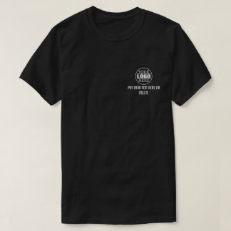 カスタムビジネス ロゴとスローガン Tシャツ