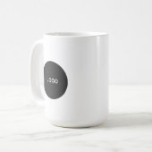 カスタムビジネス ロゴ ブランド コーヒー コーヒーマグカップ (正面左)