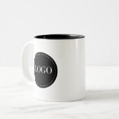 カスタムビジネス ロゴ ブランド ツートーンマグカップ (正面左)