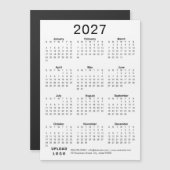 カスタムビジネス ロゴ 企業 2027年 カレンダー (正面/裏面)
