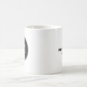 カスタムビジネス ロゴ+従業員名 コーヒーマグカップ (中央)