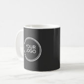 カスタムビジネス ロゴ 社員 名前 コーヒー コーヒーマグカップ (正面左)