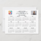 カスタムビジネス ロゴ 2026 会社カレンダー カード (正面)