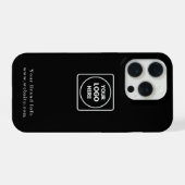 カスタムビジネス ロゴ iPhoneケース | 法人向け iPhone 15 Proケース (裏面横)