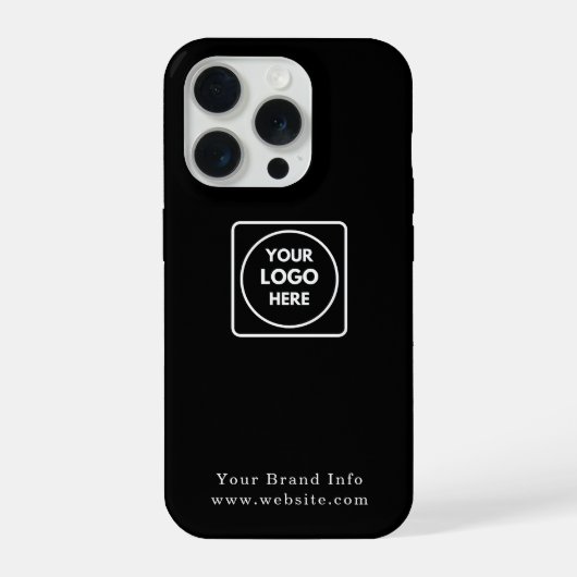 カスタムビジネス ロゴ iPhoneケース | 法人向け iPhone 15 Proケース (裏面)