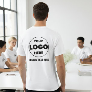 カスタムビジネス ロゴTシャツ フロント&バック ブランディング Tシャツ