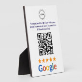 カスタムビジネスGoogleレビューQRコード会社 フォトプラーク (側面)