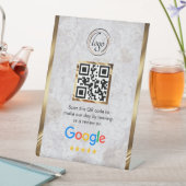 カスタムビジネスQRコードGoogleレビュー 台座サイン (インサイチュ)