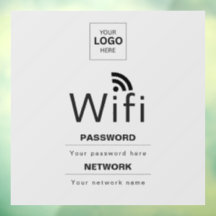 カスタムビジネスWiFiサイン(ロゴ入れ可)