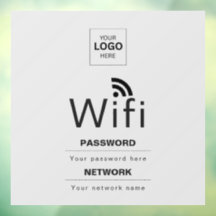 カスタムビジネスWiFiサイン(ロゴ入れ可)