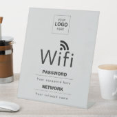 カスタムビジネスWiFiサイン(ロゴ入れ可) 台座サイン (インサイチュ)