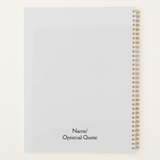 カスタムビジョン ドリームボード 目標 毎日のモチベーション プランナー手帳 (裏面)