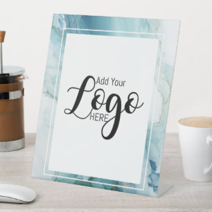 カスタムビジ広告ャロゴ 台座サイン