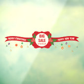 カスタムビッグ・セールメリークリスマスホリデーストア ウィンドウサイン (シート3)