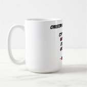 カスタムビットコイン コーヒーマグカップ (左)