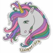 カスタムビニールのステッユニークカー – -orn シール (正面)