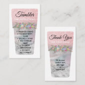 カスタムビニール印刷マグタンブラ気にー指示 名刺 (正面/裏面)