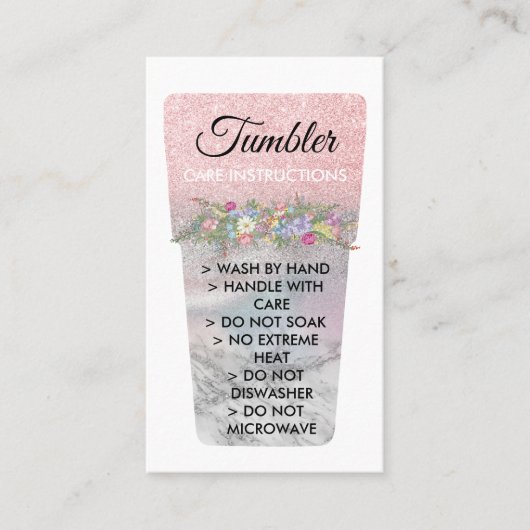 カスタムビニール印刷マグタンブラ気にー指示 名刺 (正面)