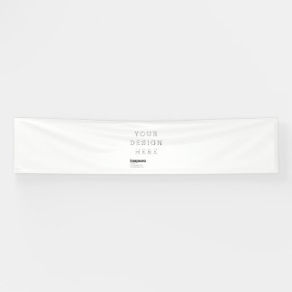 カスタムビニール製バナー 2.5' x 12' 室内用 横断幕