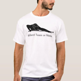 カスタムビリヤードプールリーグチームギア Tシャツ