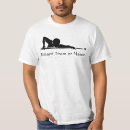 カスタムビリヤードプールリーグチームギア Tシャツ