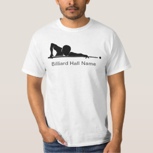 カスタムビリヤードプールリーグチームギア Tシャツ